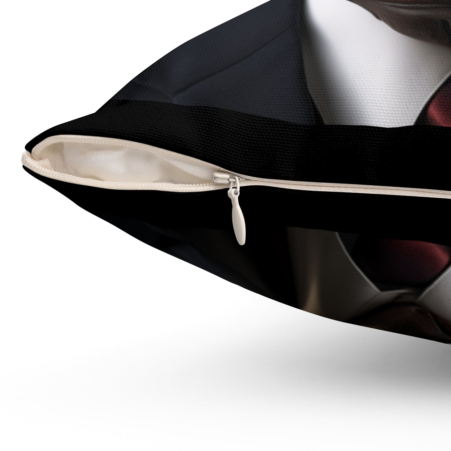 Political Duality: The Two-Faced Tycoon Throw Pillow