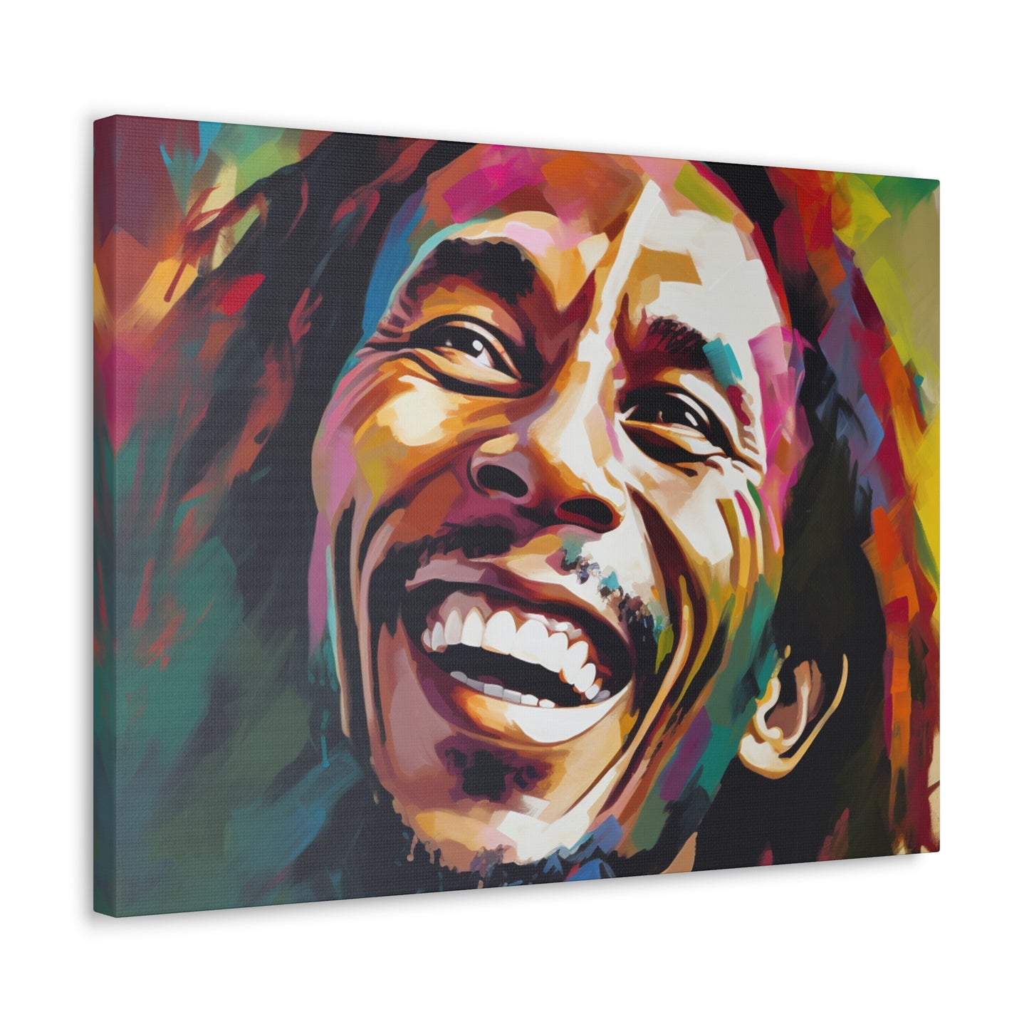 Smiling Bob: A Burst of Colors