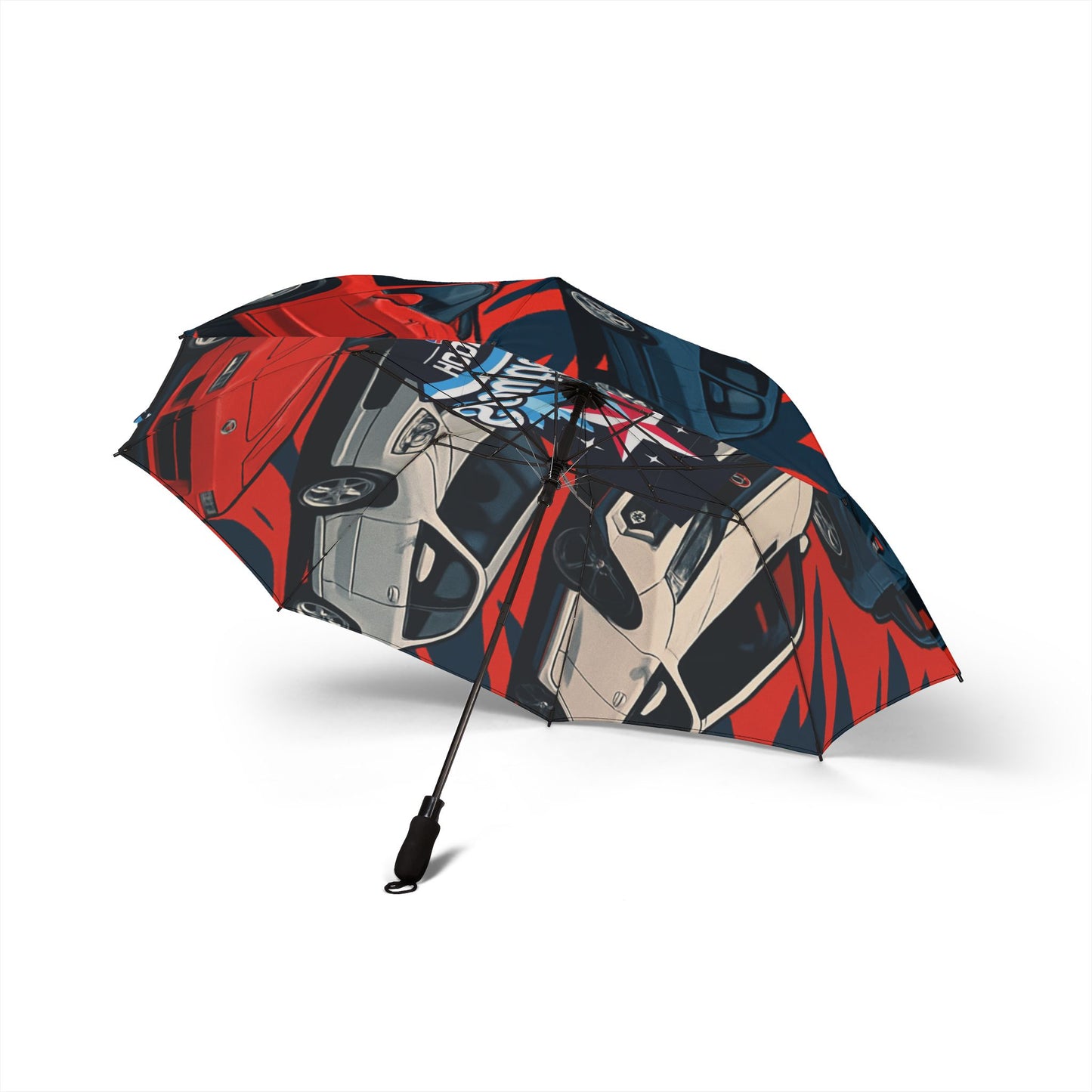 Car Enthusiast Umbrella, Foldable Umbrella for Car Lovers, Unique Gift for Him, Outdoor Accessory, Stylish Rain Gear