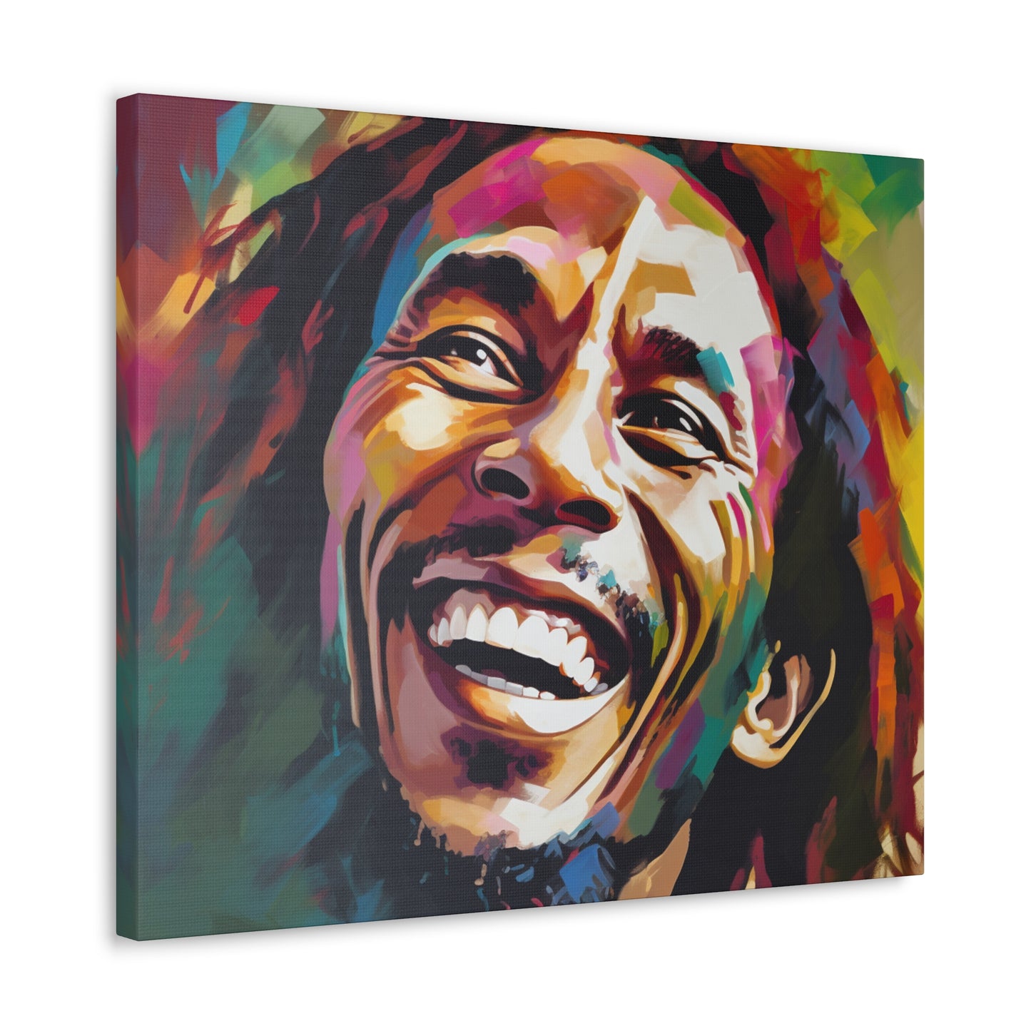 Smiling Bob: A Burst of Colors