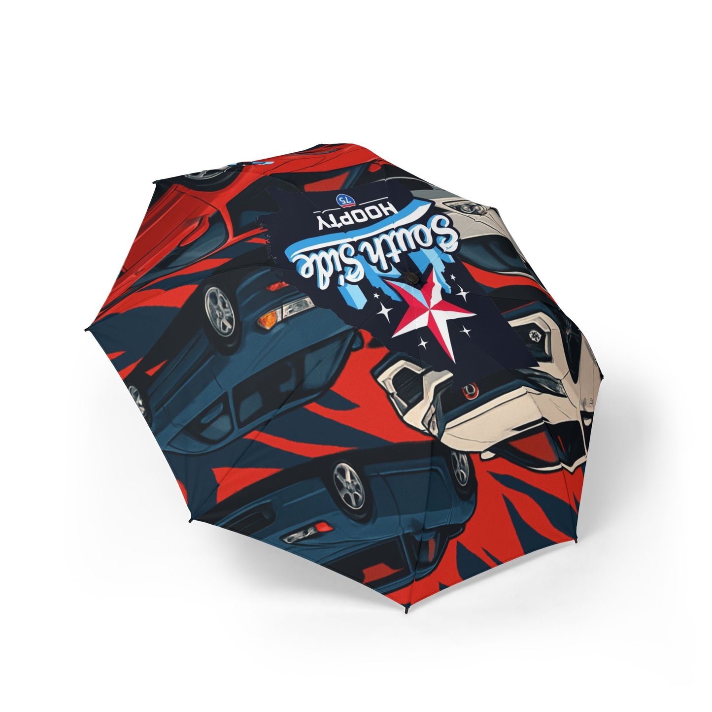 Car Enthusiast Umbrella, Foldable Umbrella for Car Lovers, Unique Gift for Him, Outdoor Accessory, Stylish Rain Gear