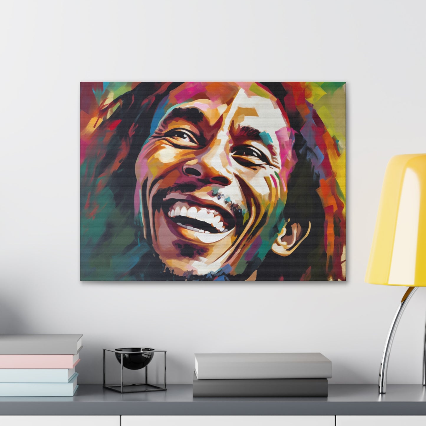 Smiling Bob: A Burst of Colors