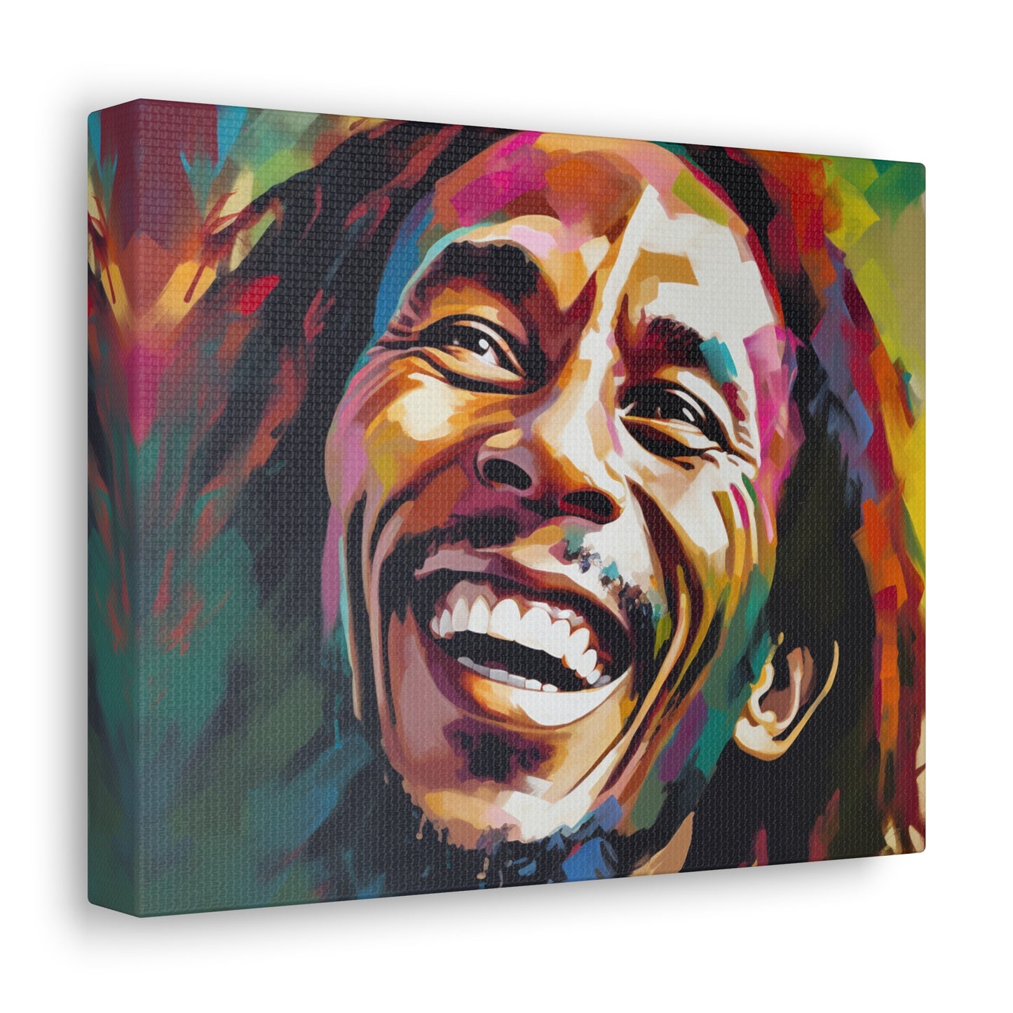 Smiling Bob: A Burst of Colors