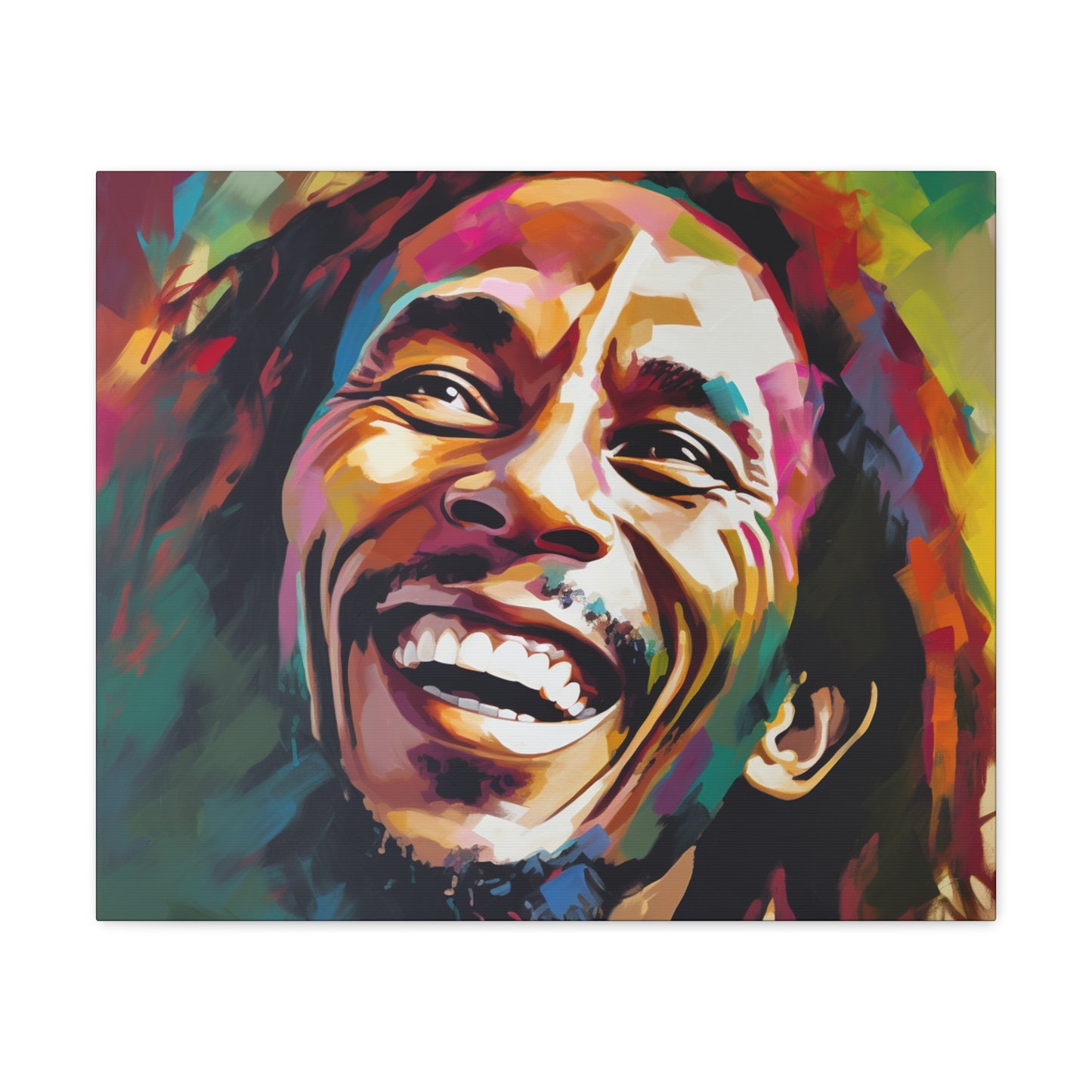 Smiling Bob: A Burst of Colors