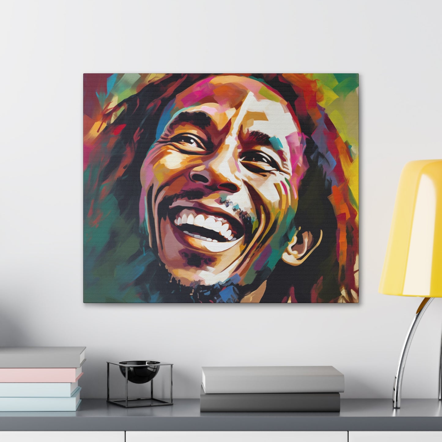 Smiling Bob: A Burst of Colors