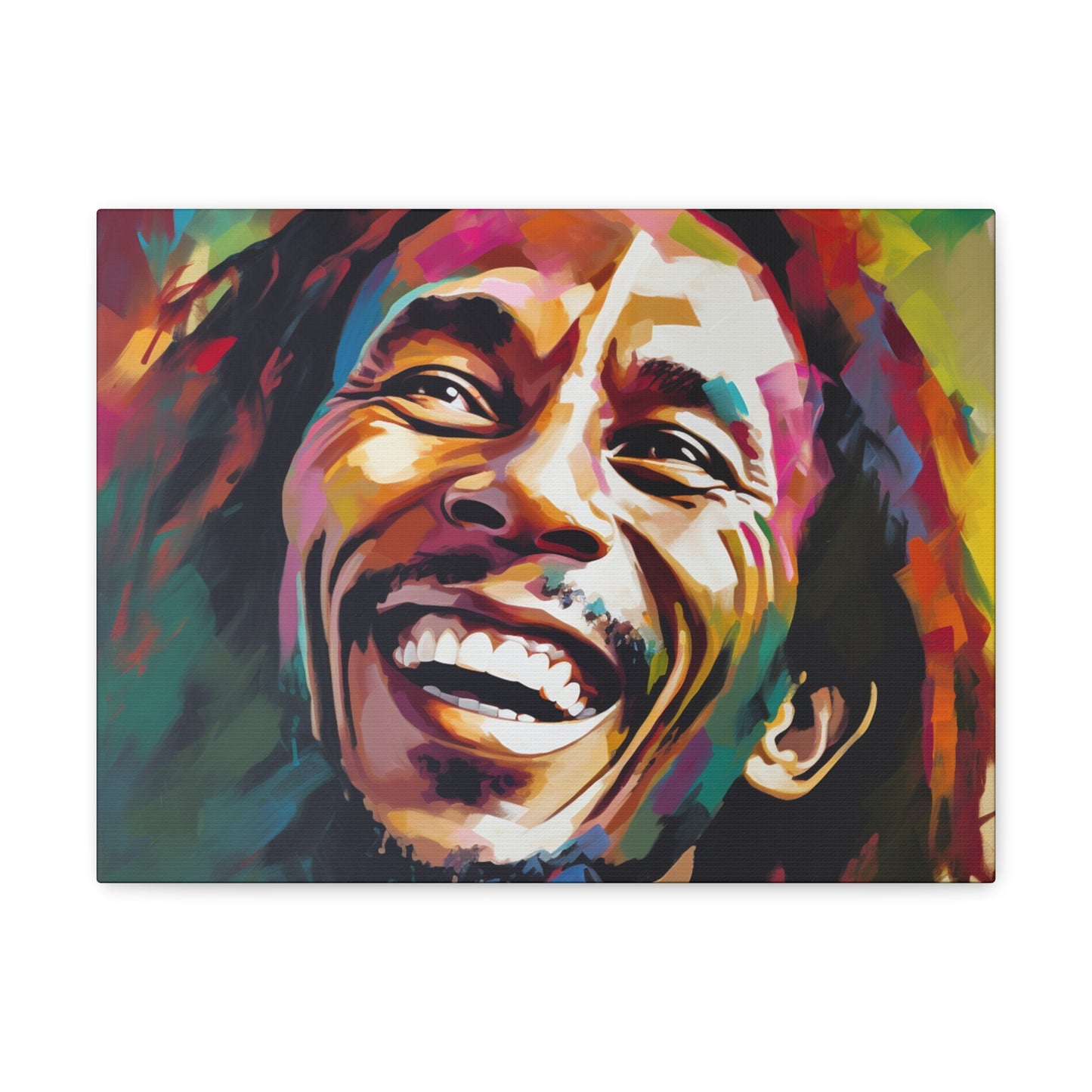 Smiling Bob: A Burst of Colors