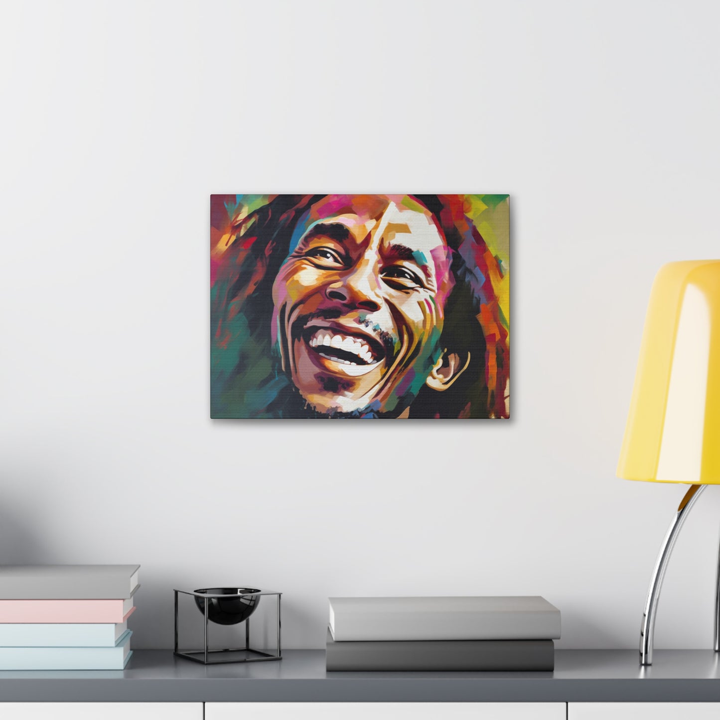 Smiling Bob: A Burst of Colors