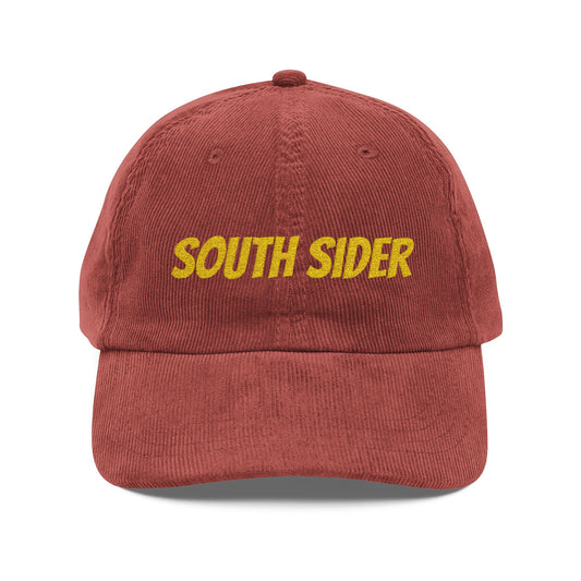 Vintage Corduroy Cap with Embroidery, Retro Style Hat, Perfect Gift for Him/Her, Casual Accessories for Everyday Wear, Summer/Fall Fashion